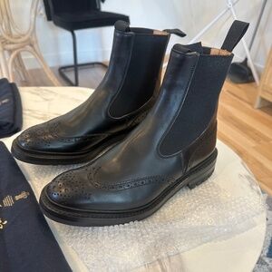 Tricker's Henry Black Calf Leather Boots US 9.5